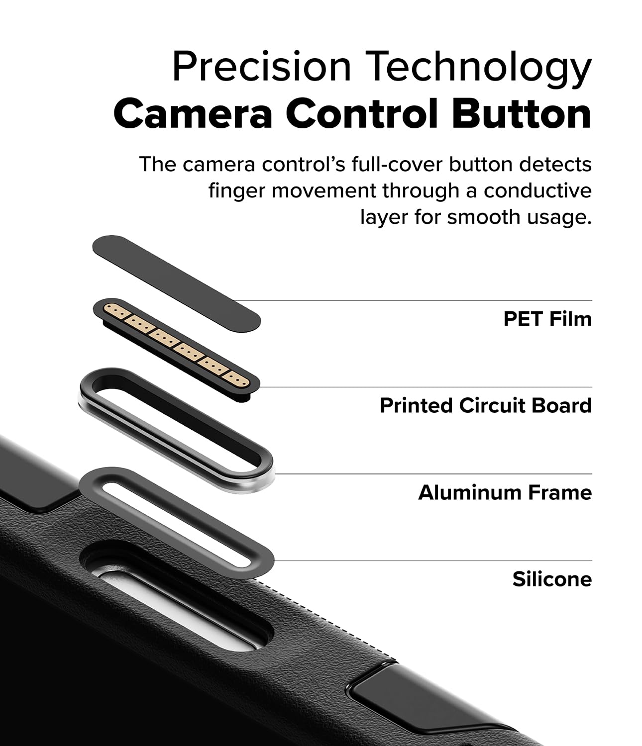 Ringke Alles [Compatible with MagSafe] Designed for iPhone 16 Pro Case, Shockproof Cover with 360° Rotating Kickstand, Powerful Magnet Camera Control Capture Button - Black - Image 4