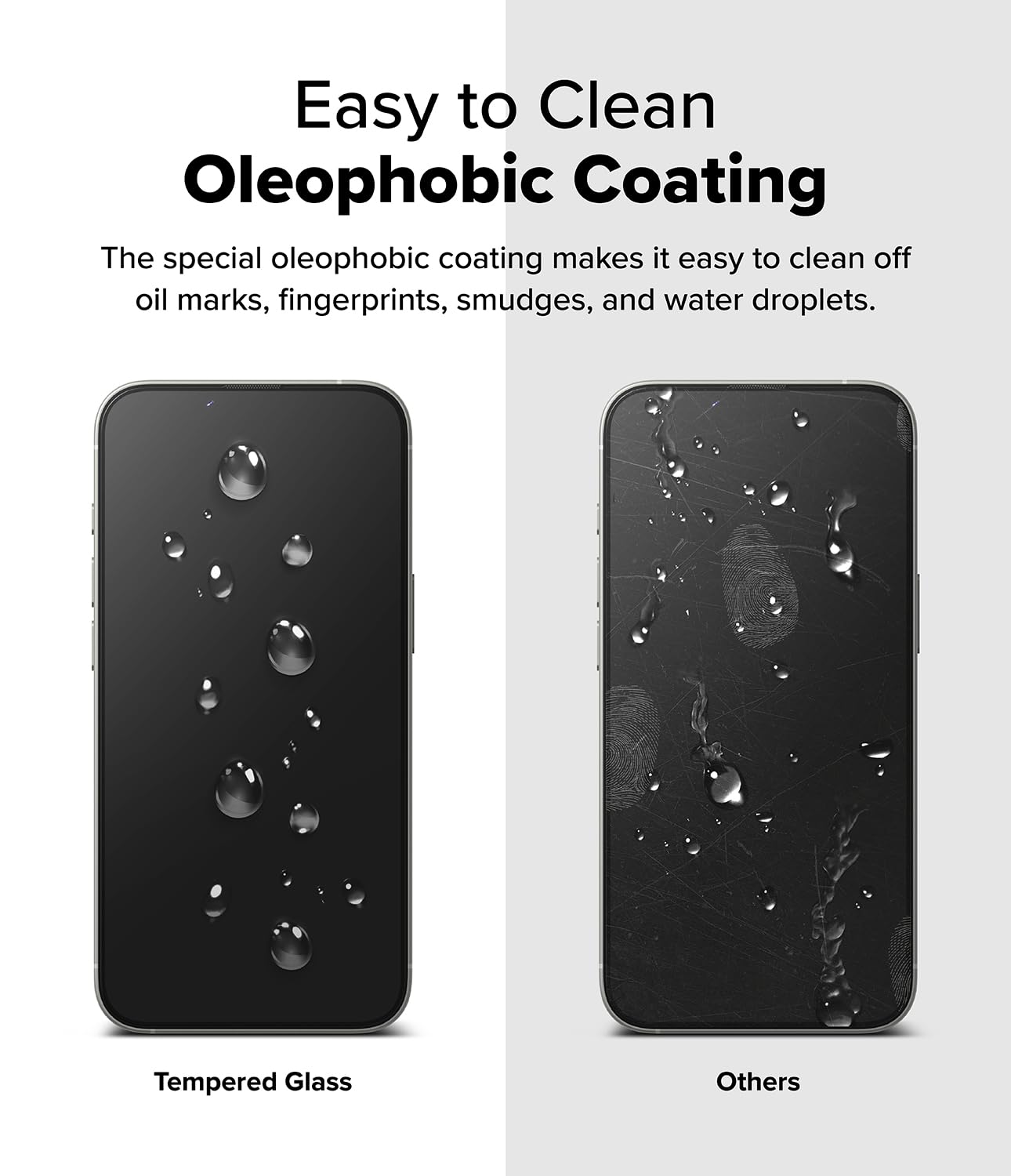 Ringke Easy Slide [Super Easy to Install] Compatible with iPhone 17e, 16e, 14, 13, 13 Pro Screen Protector, Case Friendly 9H Hardness Tempered Glass with Simple installation Tool - 2 Pack - Image 8