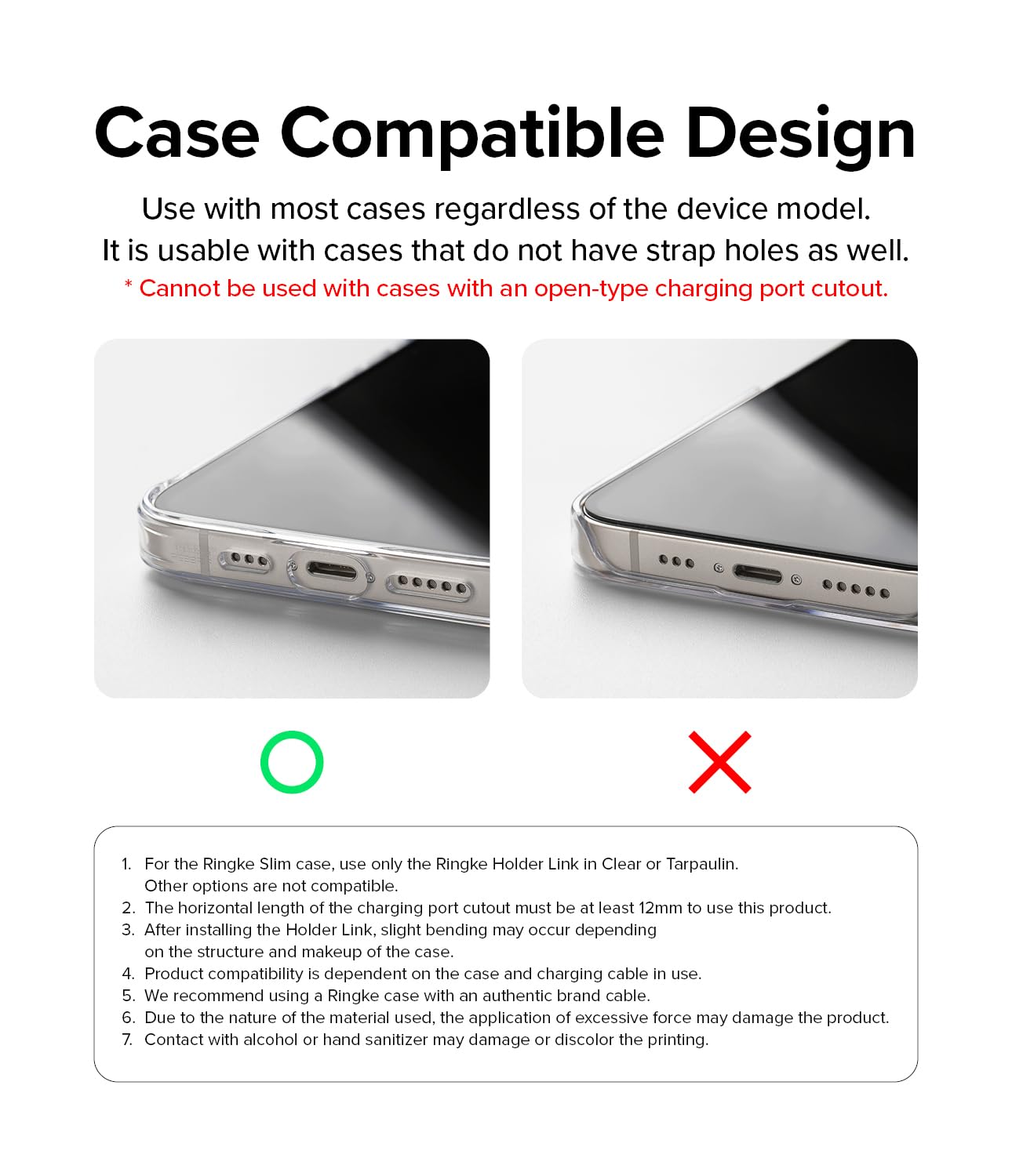 Ringke Holder Link Blue Label Adjustable Crossbody Neck Strap, Universal Multifunctional Lanyard Patch for Most Smartphones - Image 8