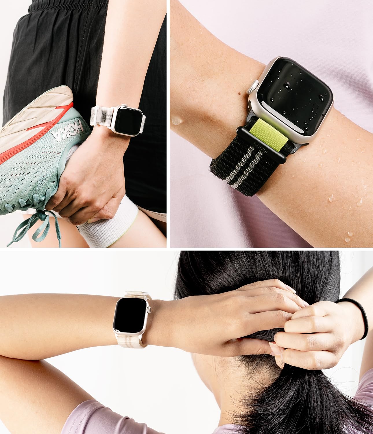 Ringke Sports Air Loop Compatible with Apple Watch Band 42mm (10), 41mm, 40mm, 38mm, Lightweight Breathable Woven Nylon for Women, Men, Designed for Apple Watch Series 10 9 8 7 SE - Image 8