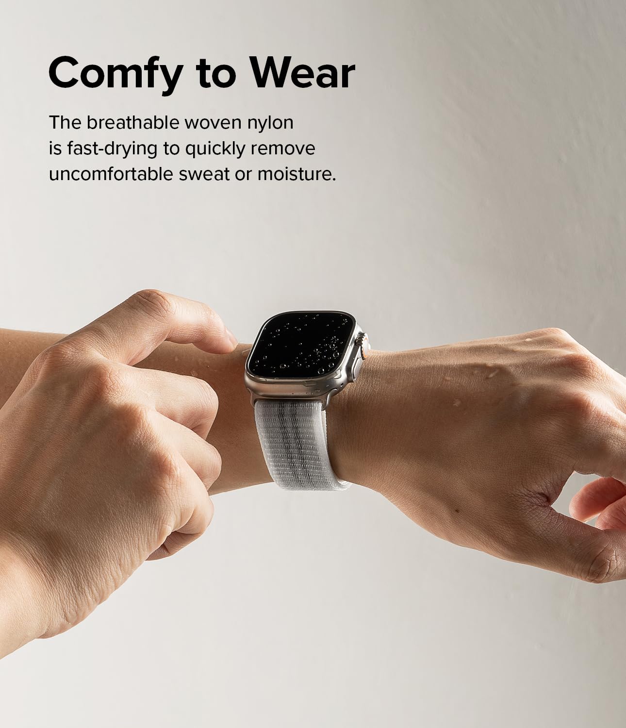 Ringke Sports Air Loop Compatible with Apple Watch Band 49mm, 46mm, 45mm, 44mm, 42mm, Lightweight Breathable Nylon for Women, Men, Designed for Apple Watch Ultra Series 10 9 8 7 SE - Image 3