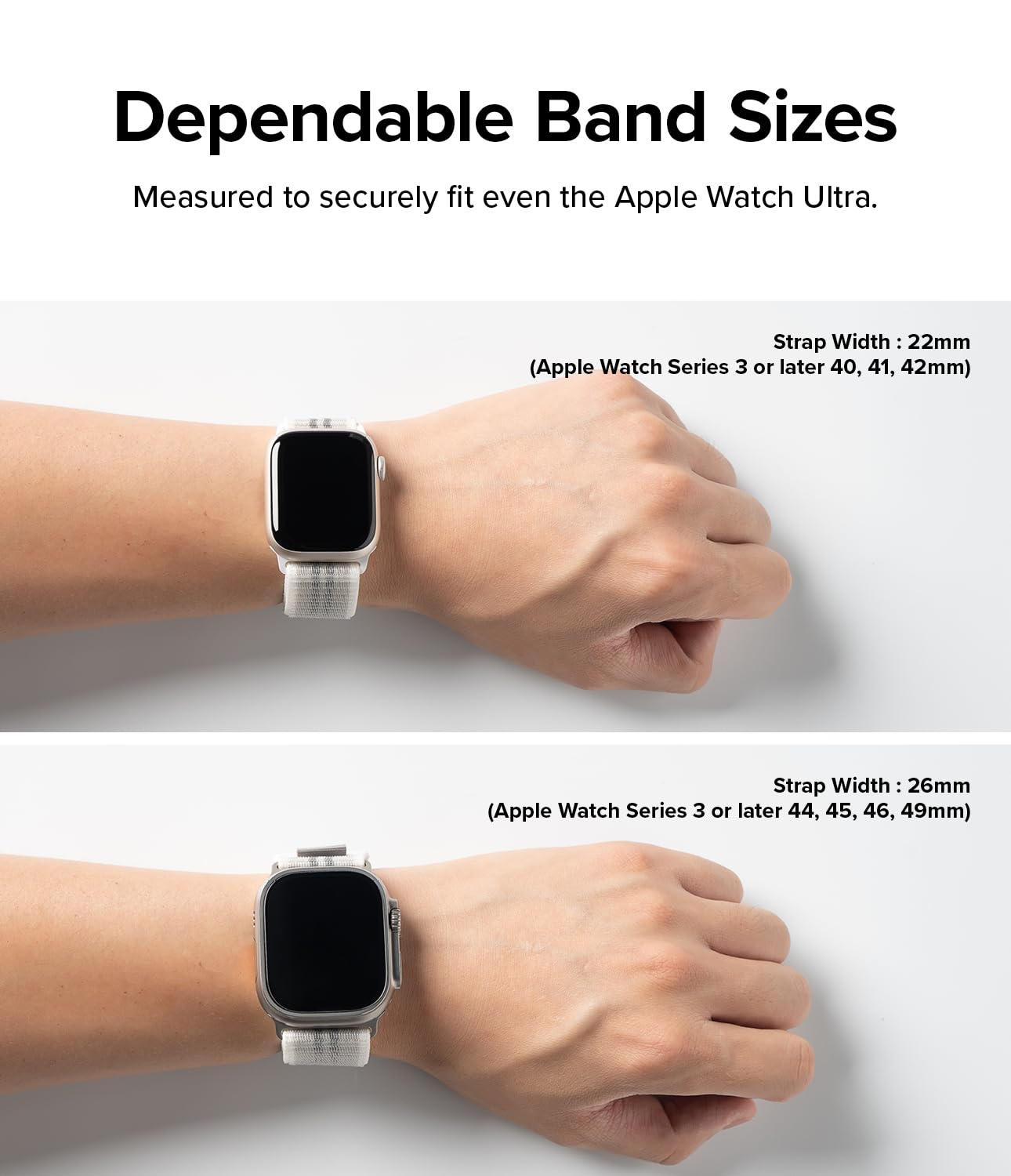 Ringke Sports Air Loop Compatible with Apple Watch Band 49mm, 46mm, 45mm, 44mm, 42mm, Lightweight Breathable Nylon for Women, Men, Designed for Apple Watch Ultra Series 10 9 8 7 SE - Image 7