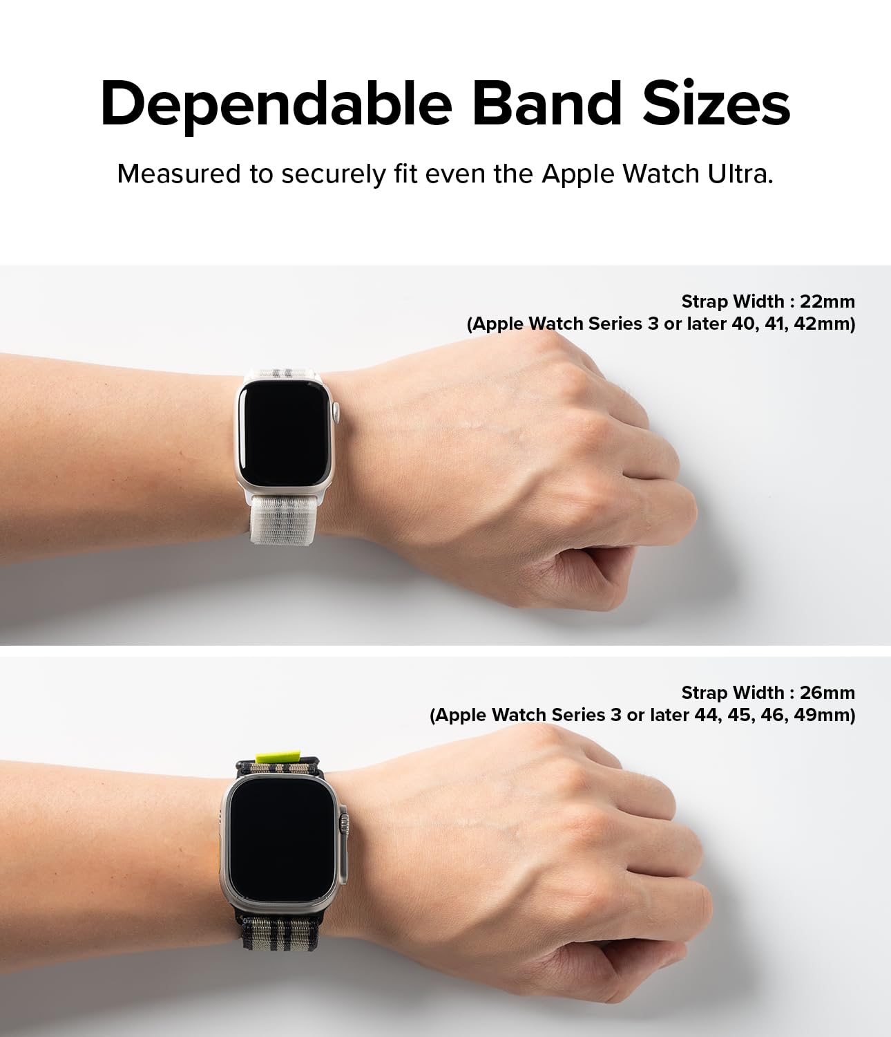 Ringke Sports Air Loop Compatible with Apple Watch Band 49mm, 46mm, 45mm, 44mm, 42mm, Lightweight Breathable Nylon for Women, Men, Designed for Apple Watch Ultra Series 10 9 8 7 SE - Image 7